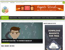 Tablet Screenshot of magentotutorial.net