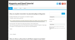 Desktop Screenshot of magentotutorial.in